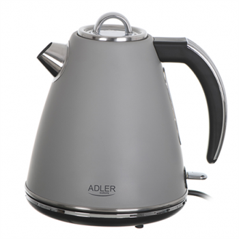 Adler | Kettle | AD 1343g | Electric | 2200 W | 1.5 L | Stainless steel | 360° rotational base | Grey