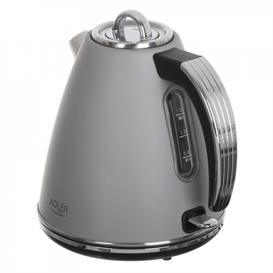Adler | Kettle | AD 1343g | Electric | 2200 W | 1.5 L | Stainless steel | 360° rotational base | Grey