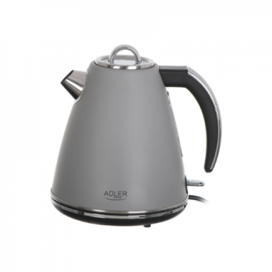 Adler | Kettle | AD 1343g | Electric | 2200 W | 1.5 L | Stainless steel | 360° rotational base | Grey