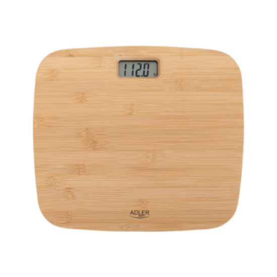 Adler | Bathroom Bamboo Scale | AD 8173 | Maximum weight (capacity) 150 kg | Accuracy 100 g