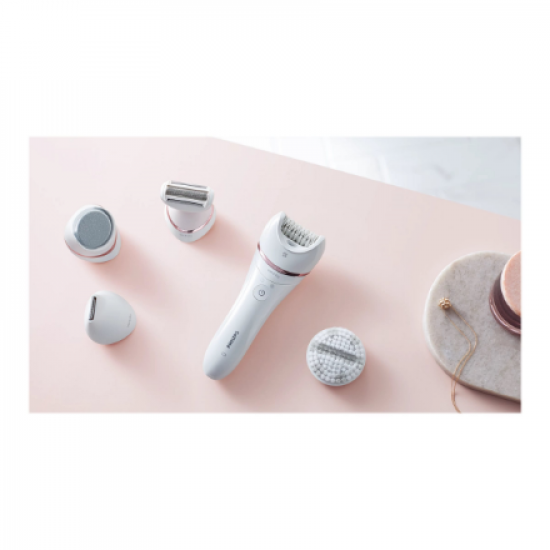 Philips | Epilator | BRE740/10 | Operating time (max) 40 min | Number of power levels N/A | Wet & Dry | White