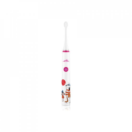 ETA | Sonetic Kids Toothbrush | ETA070690010 | Rechargeable | For kids | Number of brush heads included 2 | Number of teeth brushing modes 4 | Pink/White