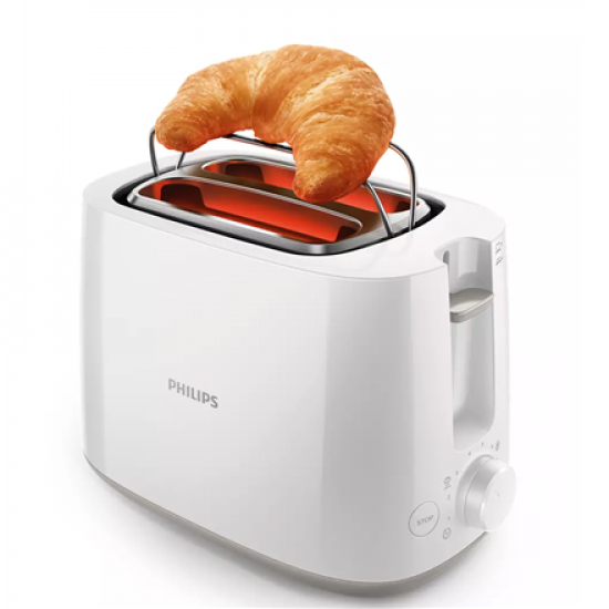 Philips | Toaster | HD2581/00 Daily Collection | Power  760-900 W | Number of slots 2 | Housing material Plastic | White