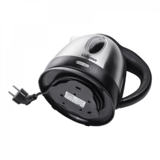 Tristar | Jug Kettle | WK-1323 | Standard | 1500 W | 1.2 L | Stainless steel | 360° rotational base | Silver