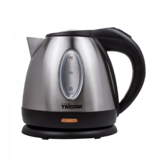 Tristar | Jug Kettle | WK-1323 | Standard | 1500 W | 1.2 L | Stainless steel | 360° rotational base | Silver