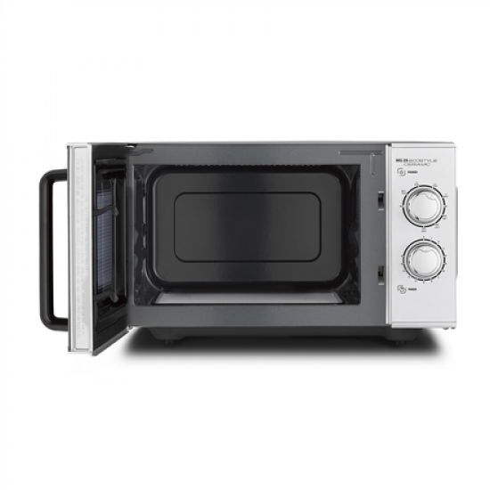 Caso | Ceramic Microwave Oven with Grill | MG 25 Ecostyle | Free standing | 25 L | 900 W | Grill | Silver