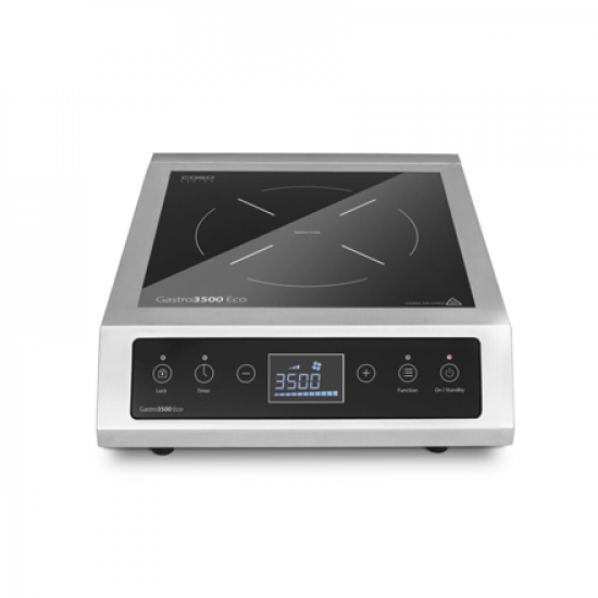 Caso | Hob | Gastro 3500 Eco | Number of burners/cooking zones 1 | Touch | Black/Stainless Steel | Induction