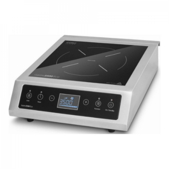 Caso | Hob | Gastro 3500 Eco | Number of burners/cooking zones 1 | Touch | Black/Stainless Steel | Induction