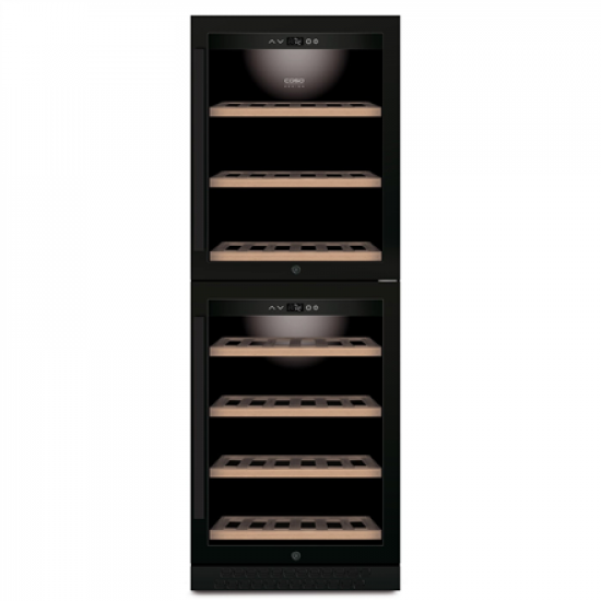 Caso | Wine Cooler | WineChef Pro 126-2D | Energy efficiency class G | Free standing | Bottles capacity 126 | Black