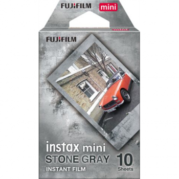Fujifilm | Instant Photo Plates | Instax Mini Stone Gray | 54 x 86 mm | Image size: 46 x 62 mm | Quantity 10