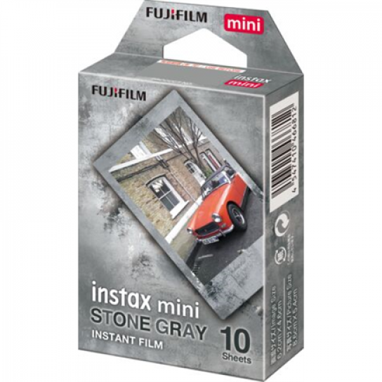 Fujifilm | Instant Photo Plates | Instax Mini Stone Gray | 54 x 86 mm | Image size: 46 x 62 mm | Quantity 10