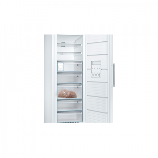 Bosch | Freezer | GSN58AWDP Serie 6 | Energy efficiency class D | Upright | Free standing | Height 191 cm | Total net capacity 366 L | No Frost system | White