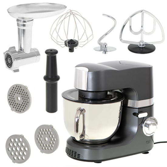 Adler | Planetary Food Processor | AD 4221 | 1200 W | Number of speeds 6 | Bowl capacity 7 L | Meat mincer | Steel