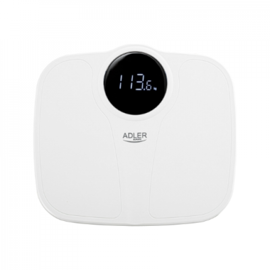 Adler | Bathroom Scale | AD 8172w | Maximum weight (capacity) 180 kg | Accuracy 100 g | Body Mass Index (BMI) measuring | White