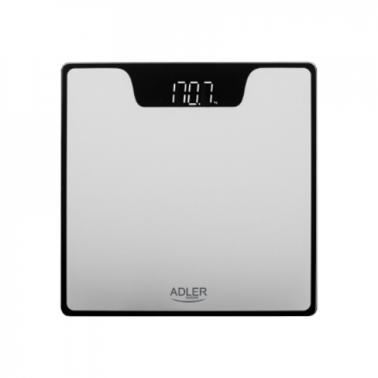 Adler | Bathroom Scale | AD 8174s | Maximum weight (capacity) 180 kg | Accuracy 100 g | Silver