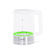 Mesko | Kettle | MS 1301w | Electric | 1850 W | 1.7 L | Glass/Stainless steel | 360° rotational base | White