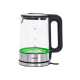 Mesko | Kettle | MS 1301b | Electric | 1850 W | 1.7 L | Glass/Stainless steel | 360° rotational base | Black