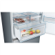 Bosch | Refrigerator | KGN49XLEA | Energy efficiency class E | Free standing | Combi | Height 203 cm | No Frost system | Fridge net capacity 330 L | Freezer net capacity 108 L | Display | 40 dB | Stainless steel