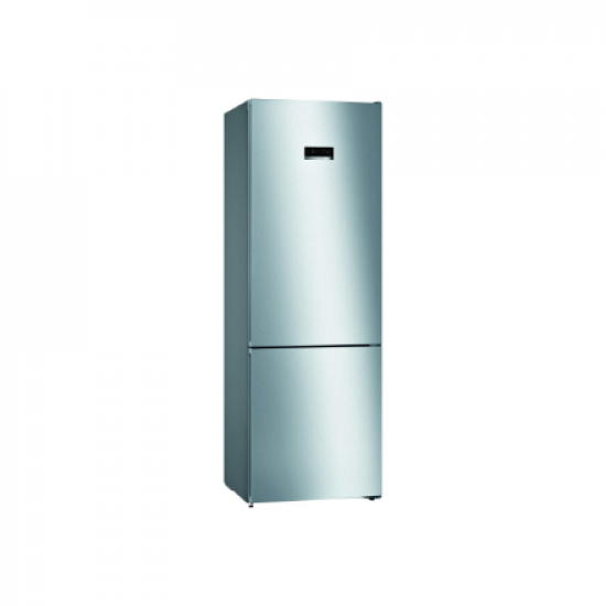 Bosch | Refrigerator | KGN49XLEA | Energy efficiency class E | Free standing | Combi | Height 203 cm | No Frost system | Fridge net capacity 330 L | Freezer net capacity 108 L | Display | 40 dB | Stainless steel