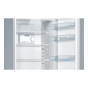 Bosch | Refrigerator | KGN36NLEA | Energy efficiency class E | Free standing | Combi | Height 186 cm | No Frost system | Fridge net capacity 216 L | Freezer net capacity 89 L | 42 dB | Stainless steel