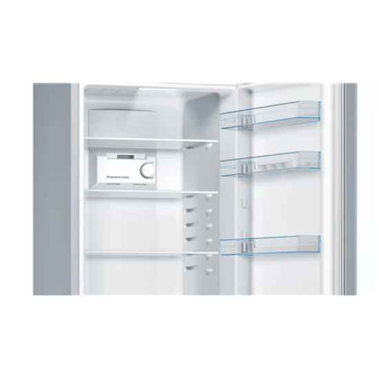 Bosch | Refrigerator | KGN36NLEA | Energy efficiency class E | Free standing | Combi | Height 186 cm | No Frost system | Fridge net capacity 216 L | Freezer net capacity 89 L | 42 dB | Stainless steel