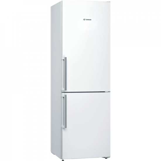 Bosch | Refrigerator | KGV366WEP | Energy efficiency class E | Free standing | Combi | Height 186 cm | Fridge net capacity 214 L | Freezer net capacity 94 L | 39 dB | White
