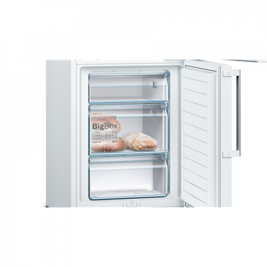 Bosch | Refrigerator | KGV366WEP | Energy efficiency class E | Free standing | Combi | Height 186 cm | Fridge net capacity 214 L | Freezer net capacity 94 L | 39 dB | White