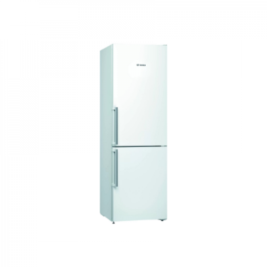 Bosch | Refrigerator | KGV366WEP | Energy efficiency class E | Free standing | Combi | Height 186 cm | Fridge net capacity 214 L | Freezer net capacity 94 L | 39 dB | White