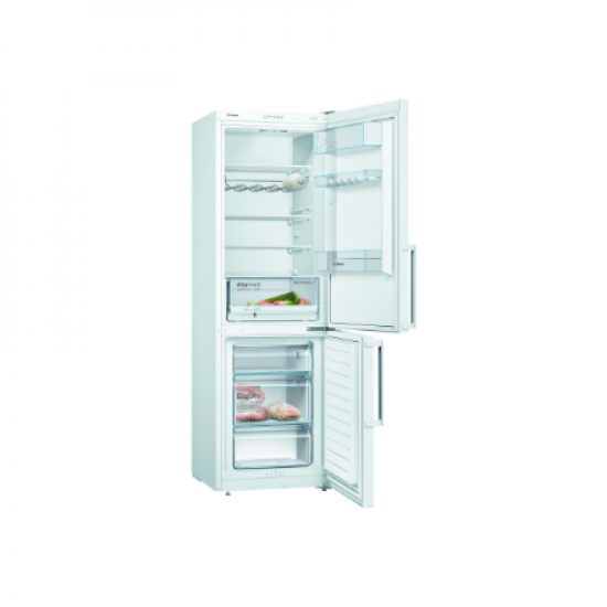 Bosch | Refrigerator | KGV366WEP | Energy efficiency class E | Free standing | Combi | Height 186 cm | Fridge net capacity 214 L | Freezer net capacity 94 L | 39 dB | White
