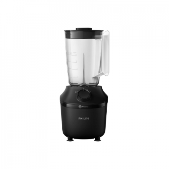 Philips Blender | HR2291/01 3000 Series | Tabletop | 600 W | Jar material Glass | Jar capacity 2 L | Ice crushing | Black