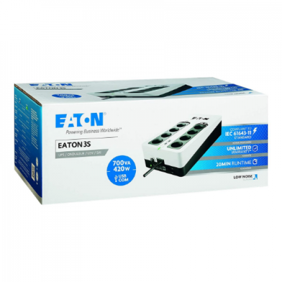 Eaton | UPS | 3S 700 DIN | 700 VA | 420 W