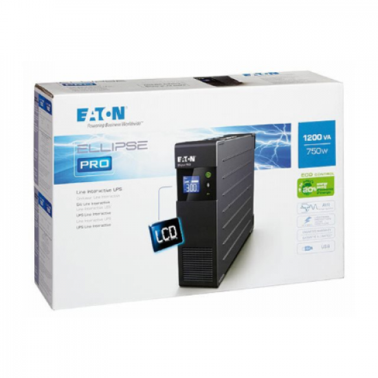 Eaton | UPS | Ellipse PRO 1200 DIN | 1200 VA | 750 W