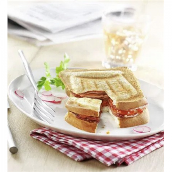 TEFAL | Sandwich Maker | SM157236 | 700 W | Number of plates 1 | Black/Stainless steel