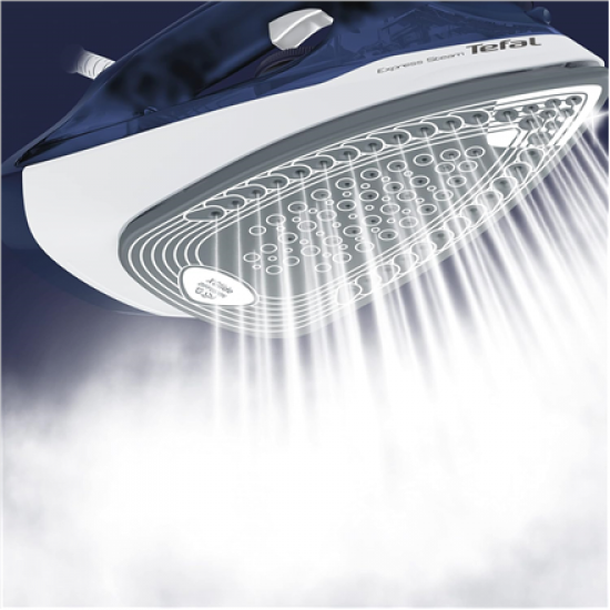 TEFAL | FV2838E0 | Steam Iron | 2400 W | Water tank capacity 270 ml | Continuous steam 40 g/min | Blue/White