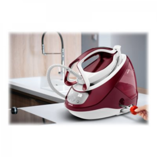 TEFAL | Ironing System Pro Express Protect | GV9220E0 | 2600 W | 1.8 L | Auto power off | Vertical steam function | Calc-clean function | Red