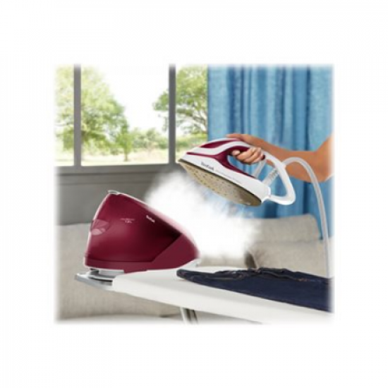 TEFAL | Ironing System Pro Express Protect | GV9220E0 | 2600 W | 1.8 L | Auto power off | Vertical steam function | Calc-clean function | Red