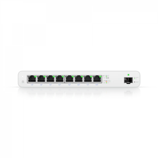 UISP Router | UISP-R | No Wi-Fi | 10/1001000 Mbit/s | Ethernet LAN (RJ-45) ports 8 | Mesh Support No | MU-MiMO No | No mobile broadband
