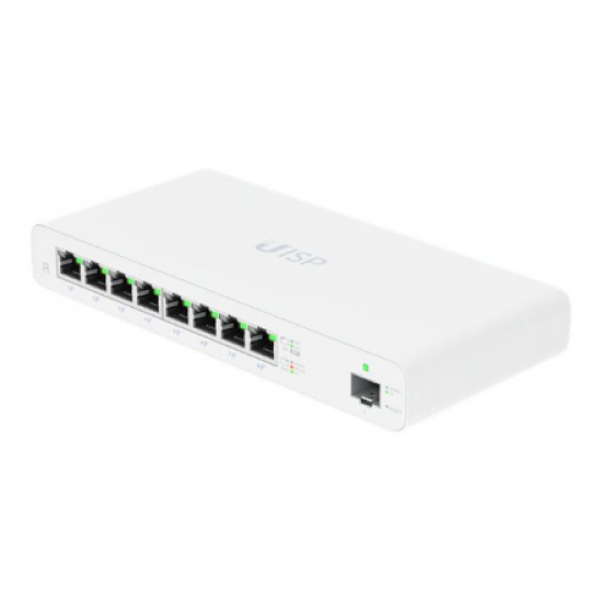 UISP Router | UISP-R | No Wi-Fi | 10/1001000 Mbit/s | Ethernet LAN (RJ-45) ports 8 | Mesh Support No | MU-MiMO No | No mobile broadband