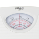 Adler | Mechanical bathroom scale | AD 8151w | Maximum weight (capacity) 130 kg | Accuracy 1000 g | White