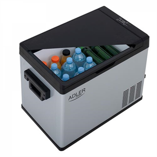 Adler | Portable refrigerator with compressor | AD 8081 | Free standing | Chest | Height 44.5 cm | Display | Grey