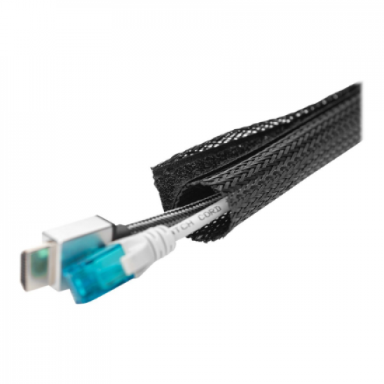 Digitus | Flexible Cable Tube with Hook and Loop Fastener Cable Sock | DA-90507