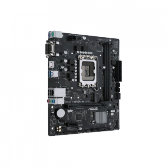 Asus | PRIME H610M-R D4-SI | Processor family Intel | Processor socket LGA1700 | DDR4 DIMM | Memory slots 2 | Supported hard disk drive interfaces SATA, M.2 | Number of SATA connectors 4 | Chipset Intel H610 | Mic-ATX