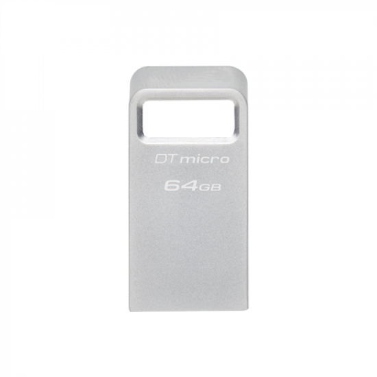 Kingston | USB 3.2 Flash Drive | DataTraveler micro | 64 GB | USB 3.2 | Silver