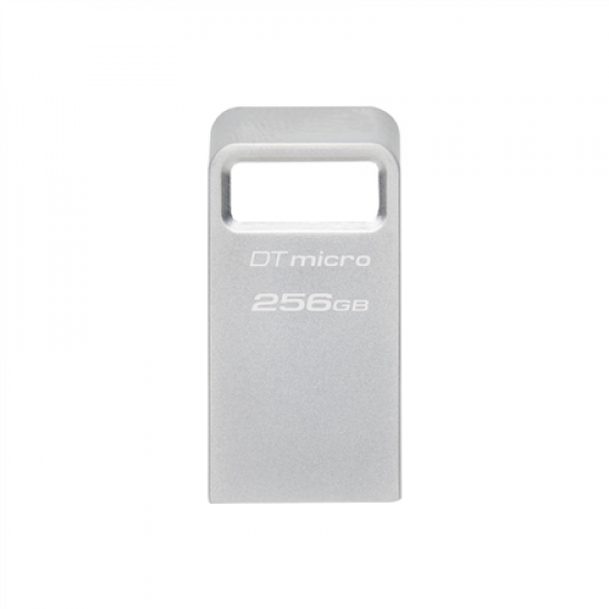 Kingston | USB 3.2 Flash Drive | DataTraveler micro | 256 GB | USB 3.2 | Silver