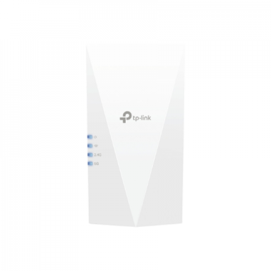 TP-LINK | AX3000 Mesh WiFi 6 Extender | RE700X | 802.11ax | Mesh Support Yes | 2402+574  Mbit/s | Ethernet LAN (RJ-45) ports 1 | No mobile broadband | MU-MiMO No | Antenna type 2xInternal