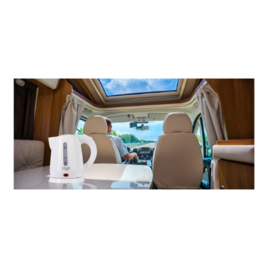 Adler | Kettle | AD 1272 | Electric | 1600 W | 1 L | Stainless steel/Polypropylene | 360° rotational base | White