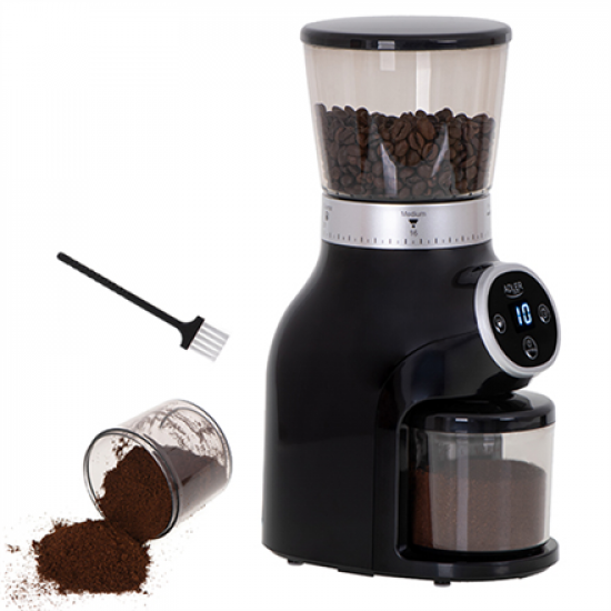 Adler | Coffee Grinder | AD 4450 Burr | 300 W | Coffee beans capacity 300 g | Number of cups 1-10 pc(s) | Black