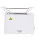 Adler | Toaster | AD 3223 | Power 750 W | Number of slots 2 | Housing material Plastic | White