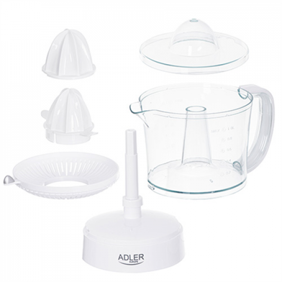 Adler | Citrus Juicer | AD 4009 | Type  Citrus juicer | White | 40 W | Number of speeds 1