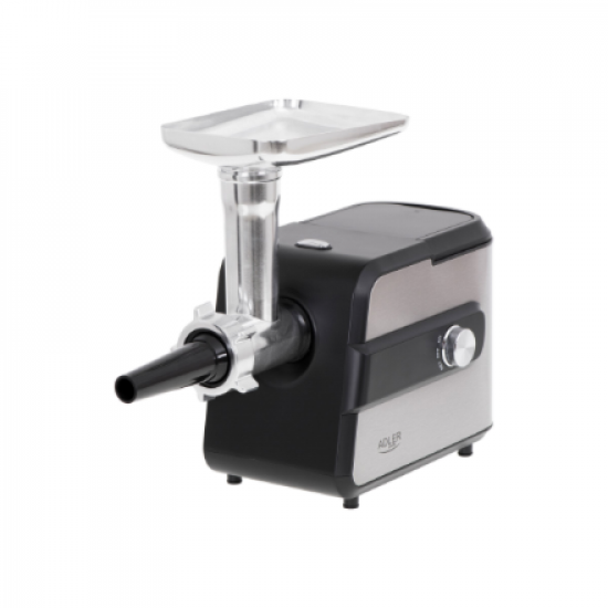 Adler | Meat mincer with a shredder | AD 4813 | Silver/Black | 600 W | Number of speeds 2 | Throughput (kg/min) 1